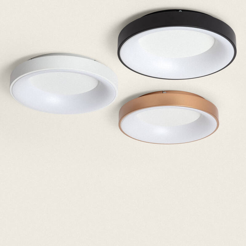 Plafón LED 40W Circular Metal Ø470 mm CCT Seleccionable Jacob