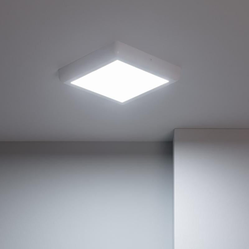 Plafón LED 18W Cuadrado Metal 225x225 mm Design White