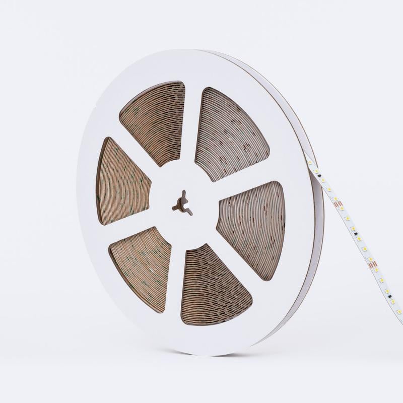 Tira LED 24V SMD 120 LED/m Bobina 20m Larga Distancia 10W/m 1250lm/m Ancho 10mm Corte 5cm IP20