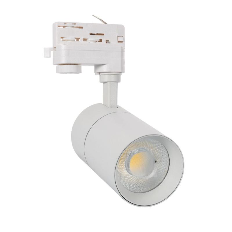 Foco Carril LED Trifásico 30W Regulable Mallet Blanco