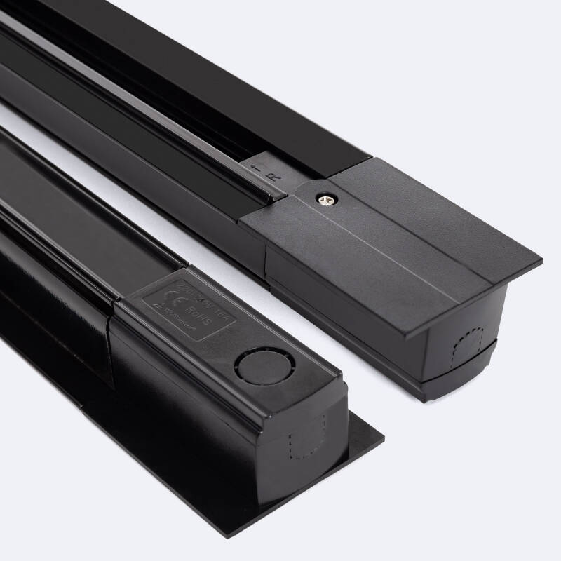 Carril Trifásico Empotrable Aluminio para Focos LED 1 Metro