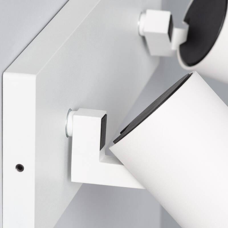 Aplique Aluminio Gylu 2 Focos para Bombilla GU10