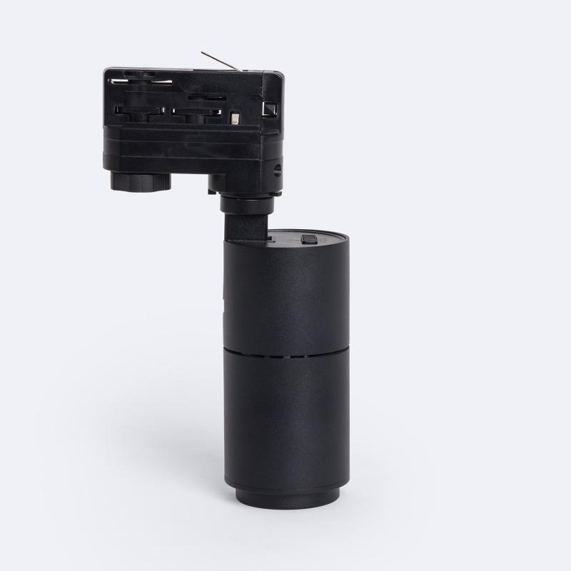 Foco Carril LED Trifásico 10W Regulable CCT Seleccionable Pulyx Multiángulo 15-60º