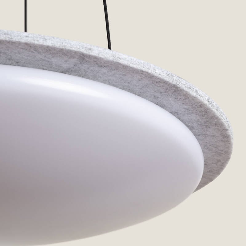 Lámpara Colgante acústica LED 24W Fieltro CCT Seleccionable Lezhan