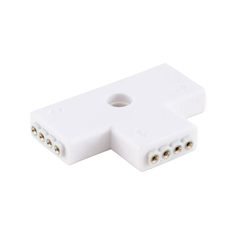 Conector Rápido Tipo 'T' Tira LED 12/24V RGB