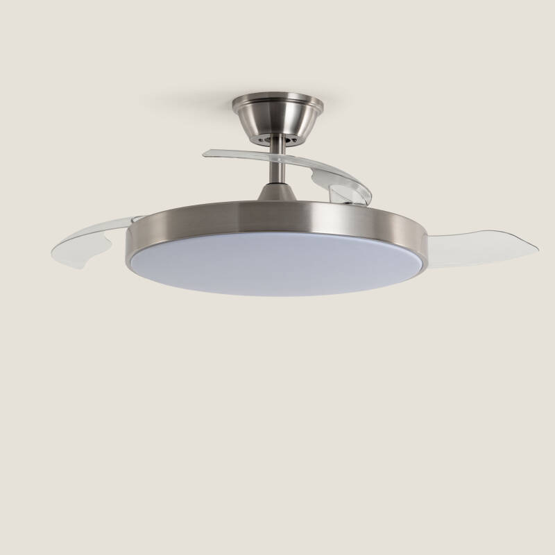 Ventilador de Techo con luz Silencioso DC aspas retráctiles Tori