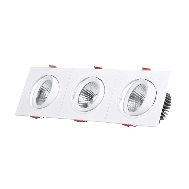 Foco Downlight LED 30W Rectangular Madison Corte 315x95 mm