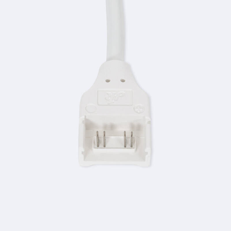 Conector Hipopótamo doble con cable para Tira LED RGB 220V WCOB Silicone FLEX Ancho 12 mm