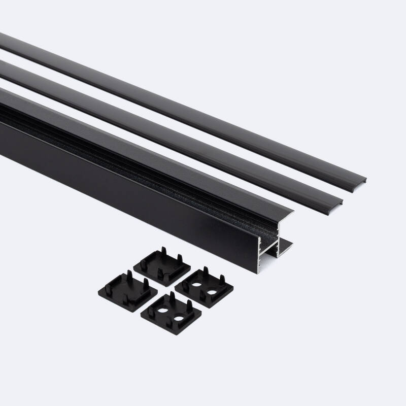 Perfil Aluminio Estantería para Tira LED hasta 12 mm