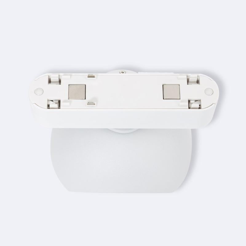 Foco Carril LED Magnético 25mm SuperSlim Cóncavo 12W 48V Blanco Ø100 mm