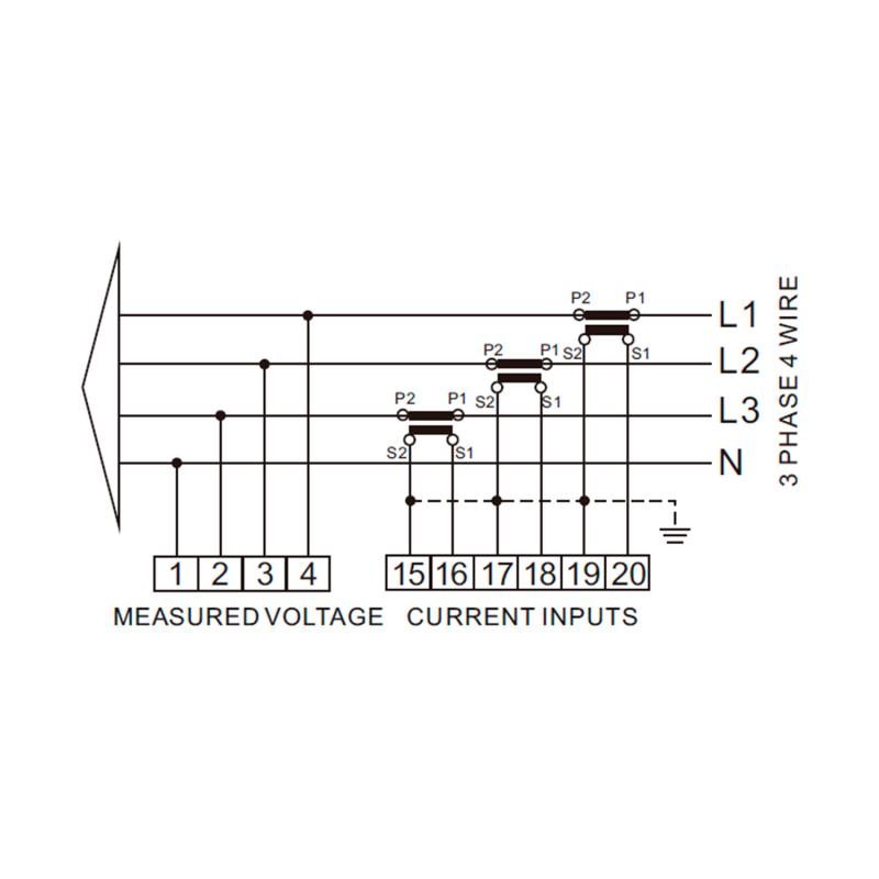 Analizador-Contador Bidireccional Monofásico-Trifásico Directo para Vertido Cero 100A MAXGE