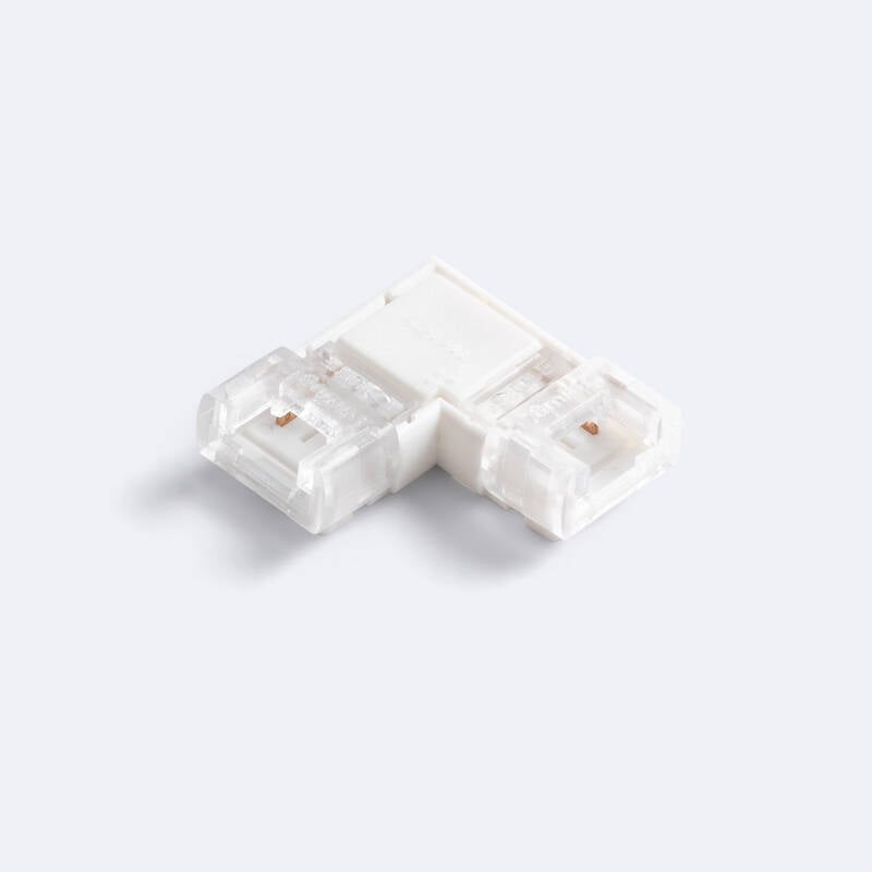 Conector Hipopótamo "L" para Tira LED Monocolor 12-24V DC Ancho 8 mm
