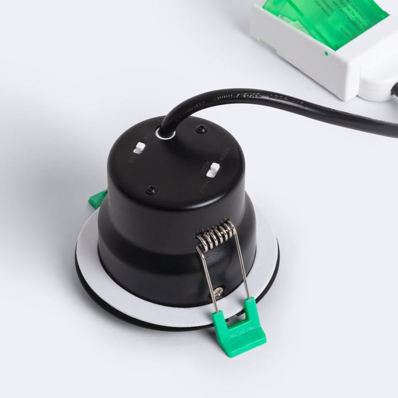 Foco Downlight LED 5-8W Ignífugo Circular Regulable IP65 Corte Ø 65 mm Solid Design