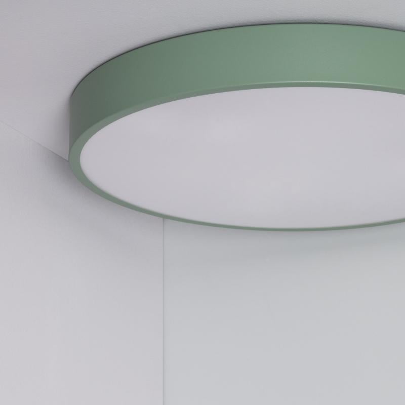 Plafón LED 24W Circular Metal Ø400 mm CCT Seleccionable Iris