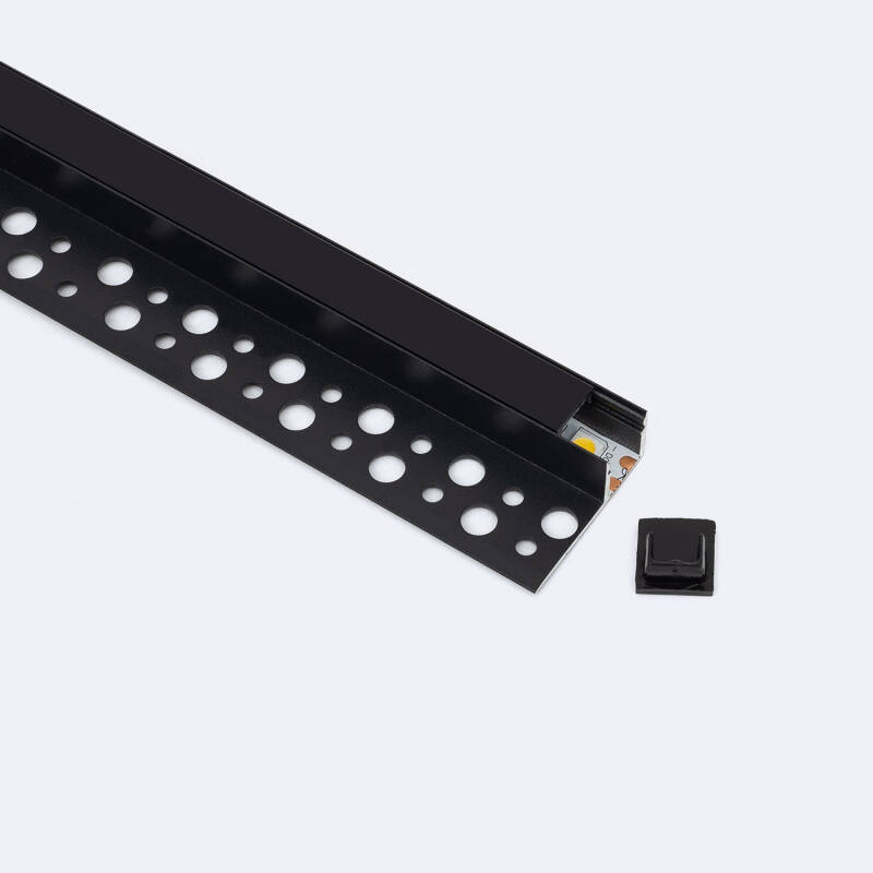 Perfil Aluminio Integración en Escayola/Pladur para Tiras LED hasta 8 mm