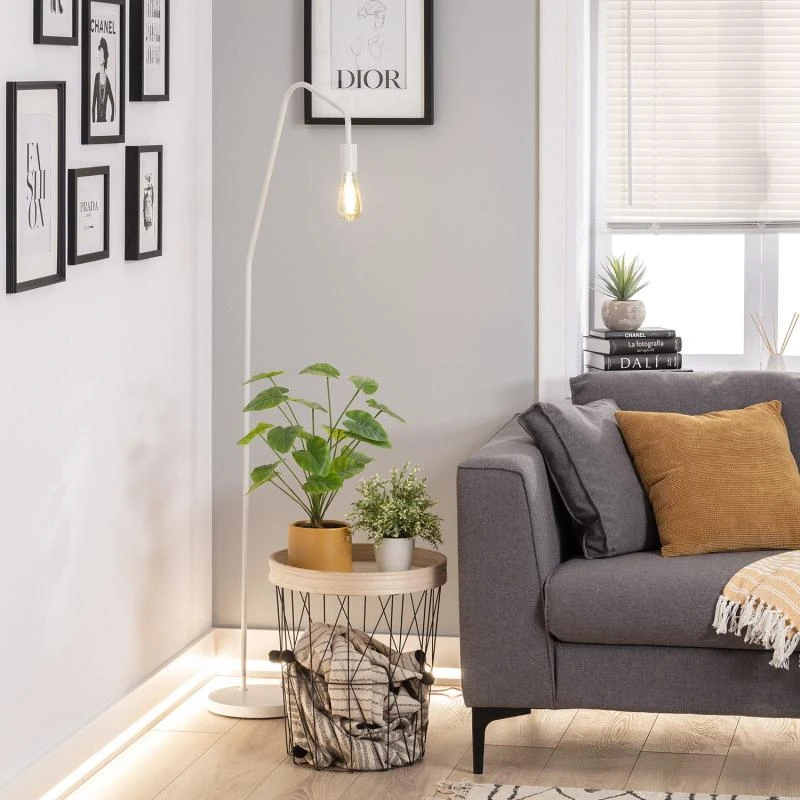 Moldura Rodapié para Tira LED Classic con con Tapa Continua