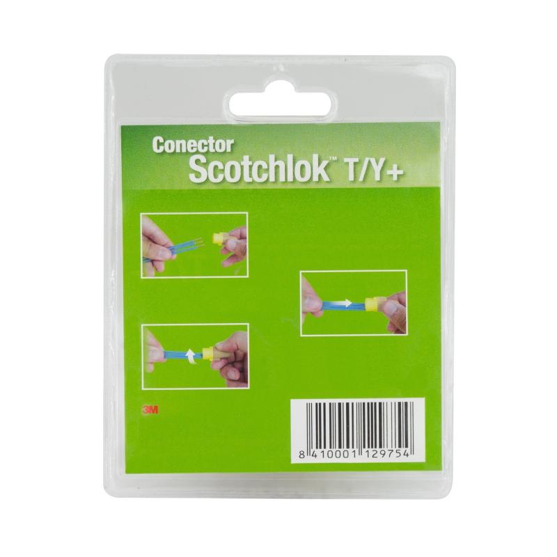 Blister Conector de Cable Resorte Scotchlok T/Y 1-5mm² (9 un) 3M 7010233168