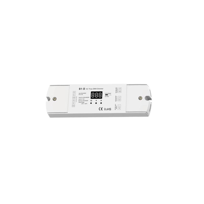 Regulador LED TRIAC AC DMX512 y RDM 2 Canales 1A SKYDANCE S1-D
