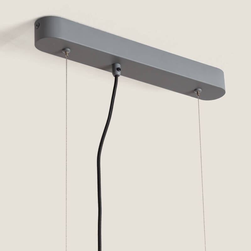 Lámpara Colgante Lineal LED 24W Yeso CCT Seleccionable Kirnber