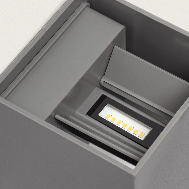 Aplique de Pared Exterior LED Regulable 6W Iluminación Doble Cara Eros