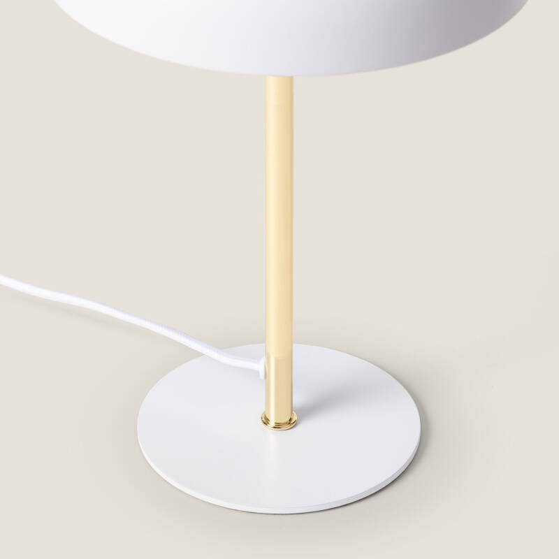 Lámpara de Mesa de Metal Wavuli