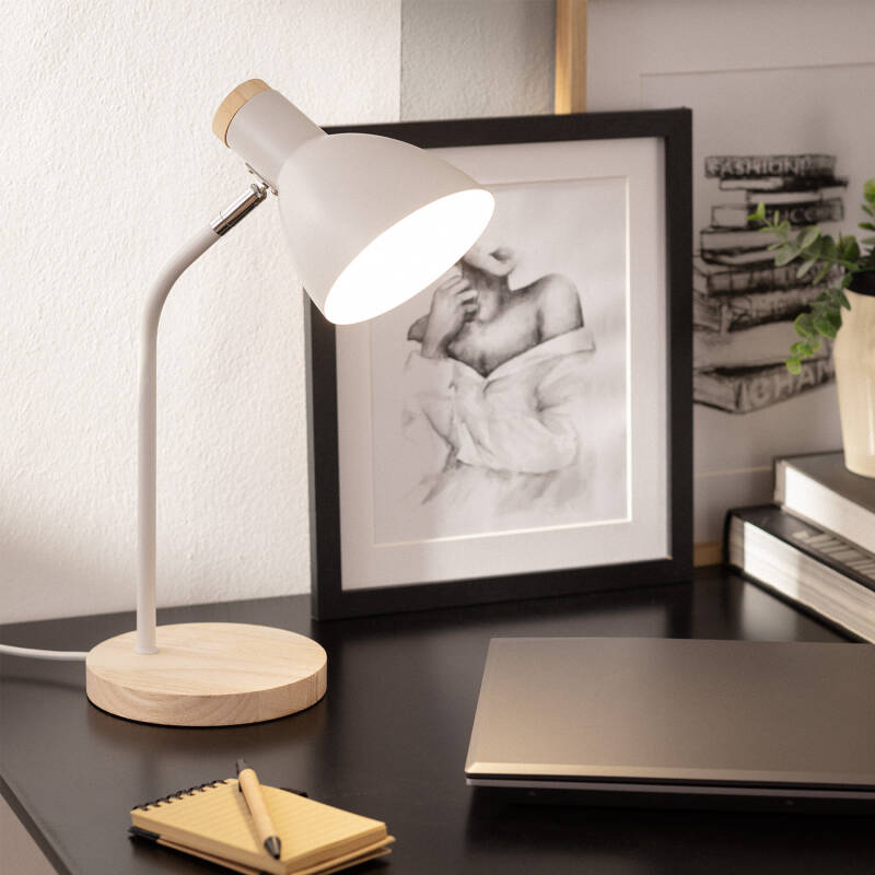 Lámpara Flexo Escritorio Metal Luxo