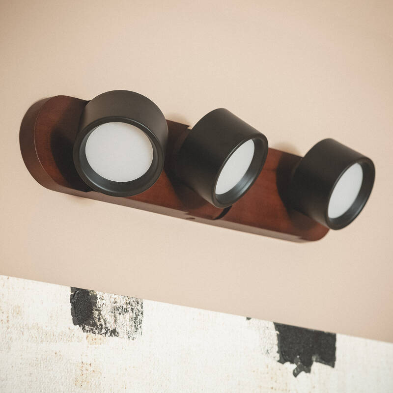 Lámpara de Pared LED 15W Metal CCT Seleccionable Cundra 3 Focos