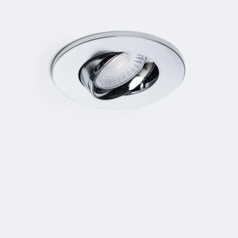 Foco Downlight LED 5-8W Ignífugo Circular Regulable IP65 Corte Ø 65 mm Solid Design Ajustable