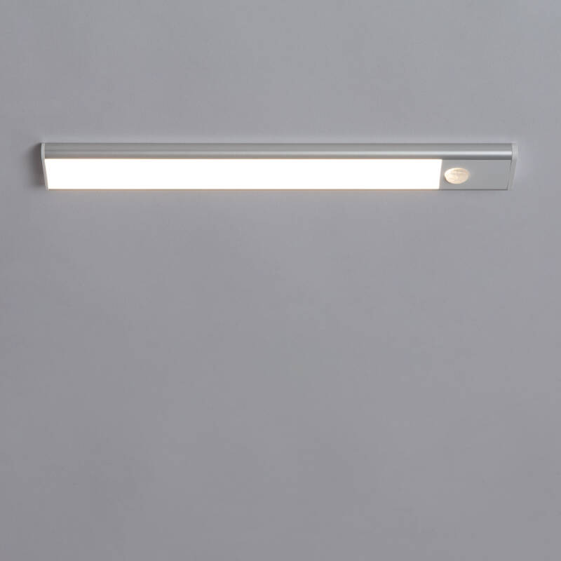Barra LED 25cm con Sensor de Movimiento y Bateria Recargable USB C