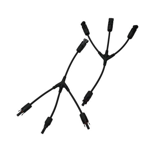 Conectores Fotovoltaicos 3 Placas Solares Paralelo Flexible