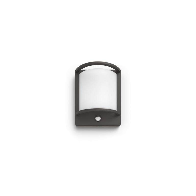 Aplique de Pared Exterior LED con Sensor Movimiento 12W PHILIPS Samondra