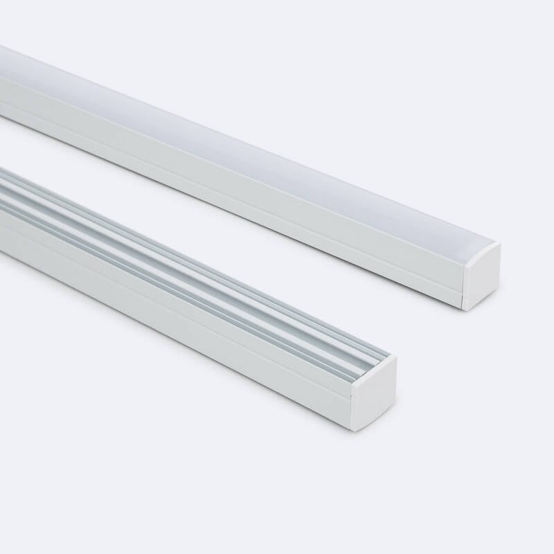 Perfil Aluminio Superficie para Tira LED hasta 13 mm