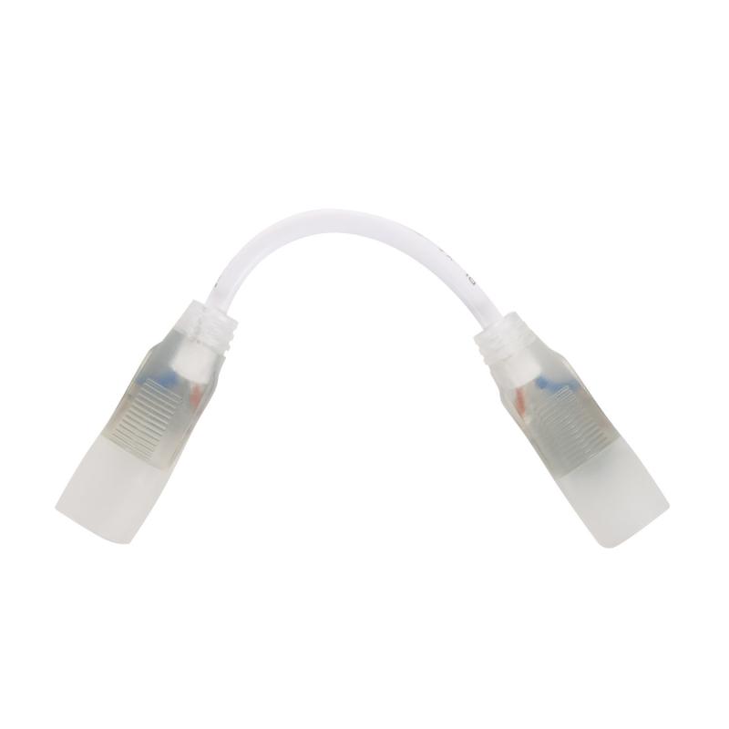 Cable Conector Neón LED 7.5 W/m Monocolor 220V AC 120 LED/m Semicircular 180º IP67 a Medida Corte cada 100 cm