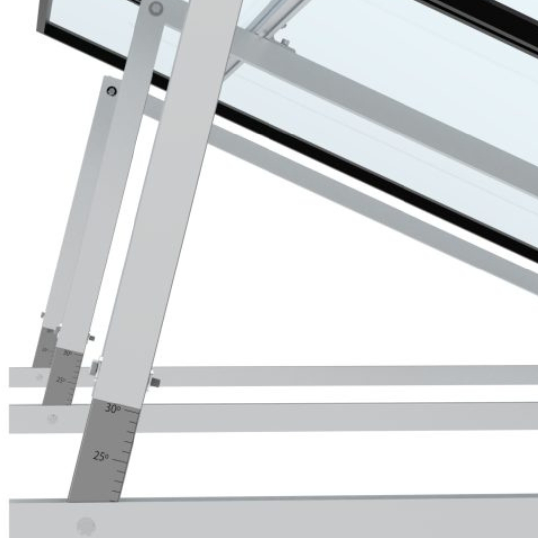 Estructura Inclinada Soporte Regulable 5 paneles 20º-35º