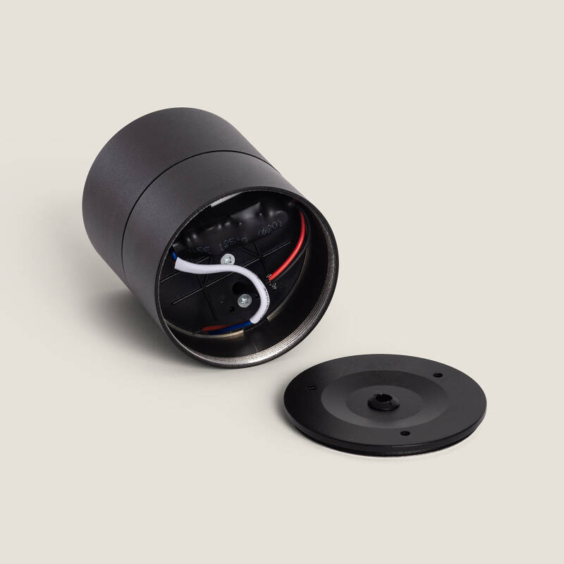 Aplique LED 15W de Aluminio Circular Negro New Onuba