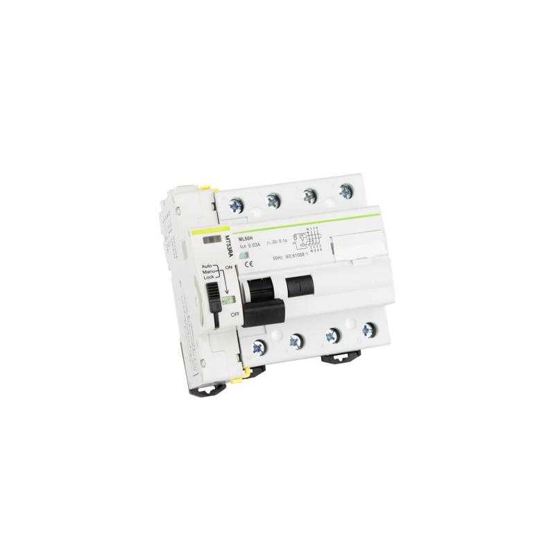 Interruptor Diferencial Industrial Rearmable Compacto 4P 300mA 40-63A 10kA Clase A MATIS