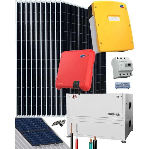 Kit Solar Fotovoltaico Residencial 6000W 48V 19200Whdia