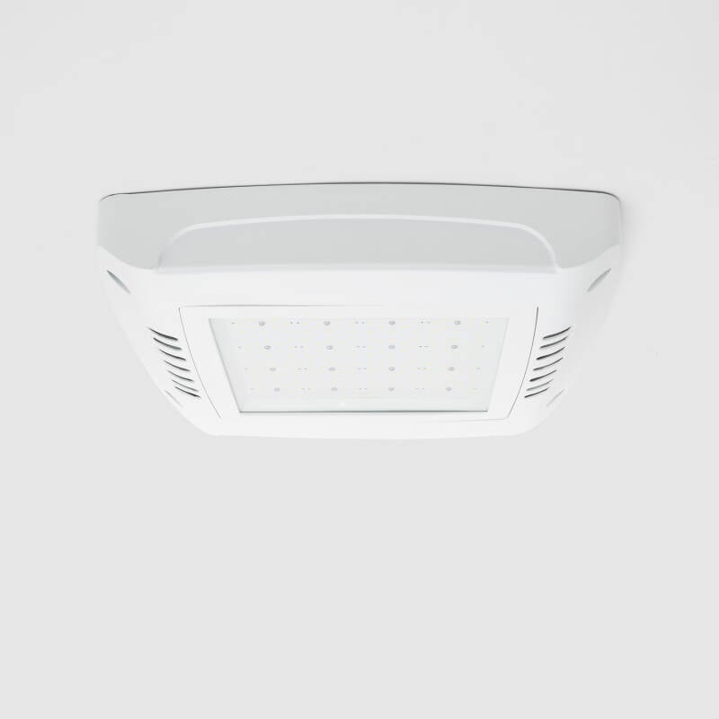 Foco LED Canopy Especial Gasolineras 100W LUMILEDS 150lm/W Driver Philips Xitanium Regulable 1-10V