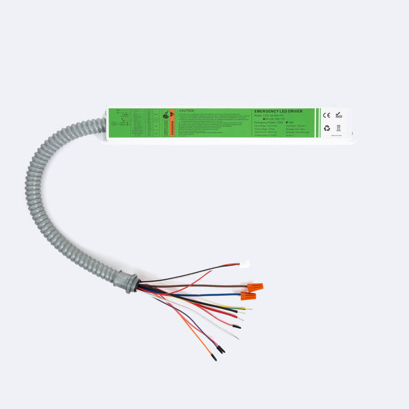 Driver Emergencia para Campana LED 0-10V Salida 170V DC con Batería 90 minutos