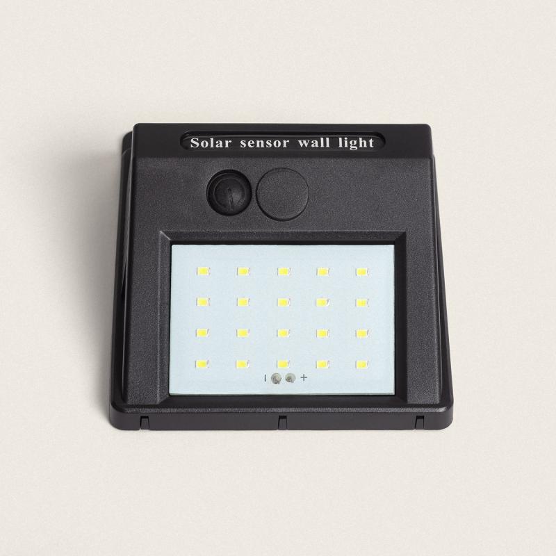 Aplique de Pared Exterior Solar LED IP65 Encendido Crepuscular