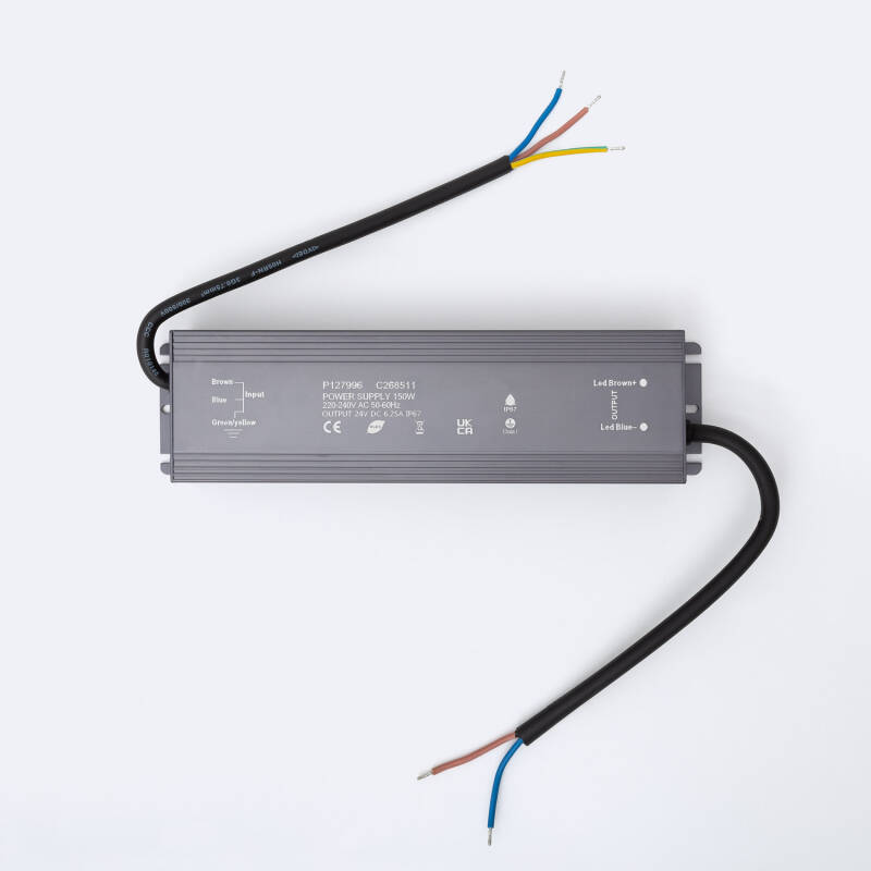 Fuente de Alimentación Estanca 24V DC IP67