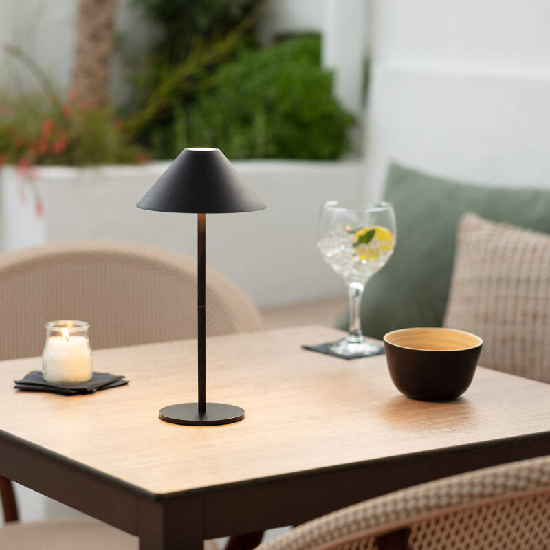 Lámpara de Mesa LED Portátil para Exterior con Batería USB Recargable Kivuli Terracota