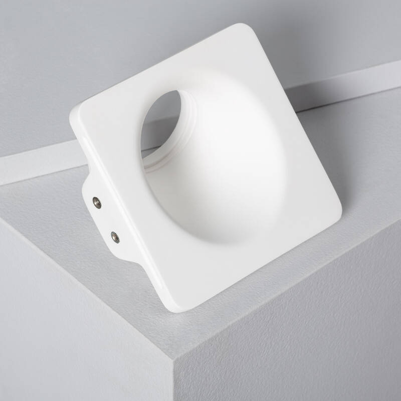 Aro Downlight Integración Escayola/Pladur Accent para Bombilla LED GU10 / GU5.3  Corte 123x123 mm UGR17