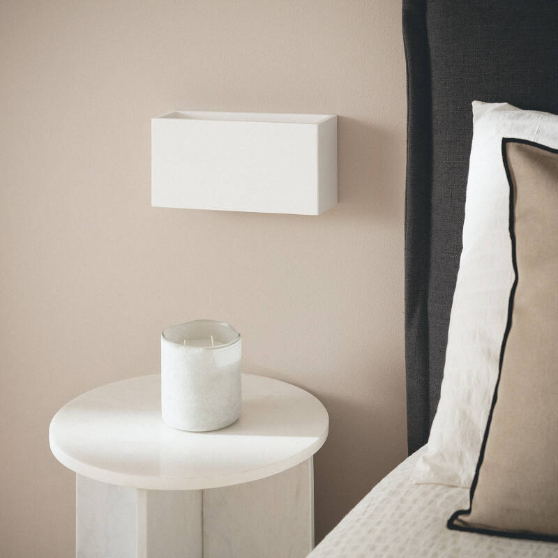 Aplique de Pared Yeso Ebin Square