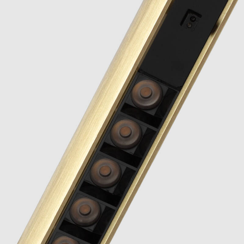 Lámpara Colgante Lineal LED 42W Aluminio Blanco Seleccionable Iluminación Doble Cara Funky Zapp