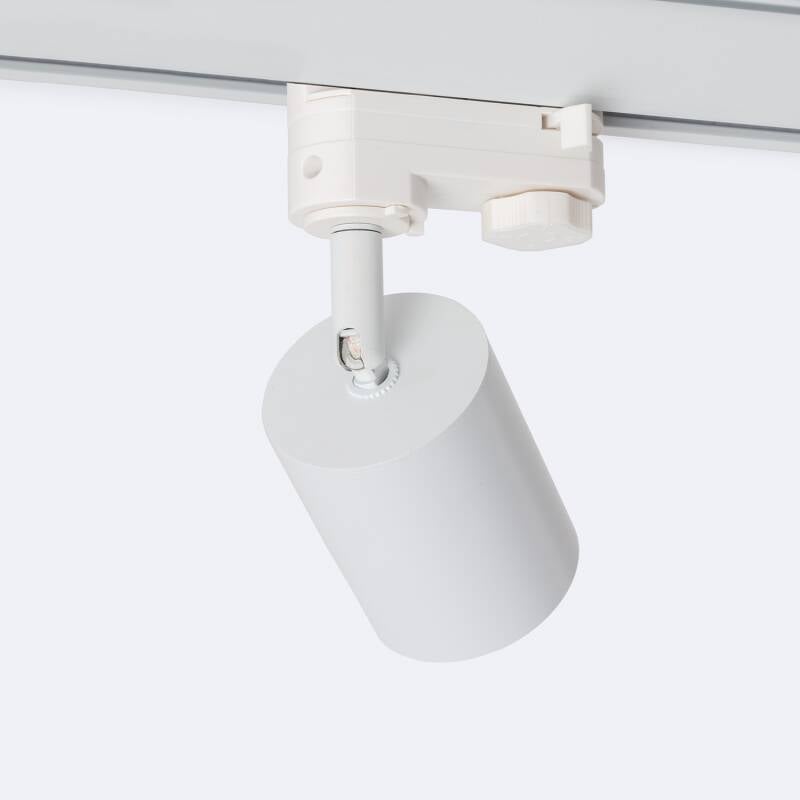 Foco Carril LED Trifásico 10W Regulable Mallet Blanco