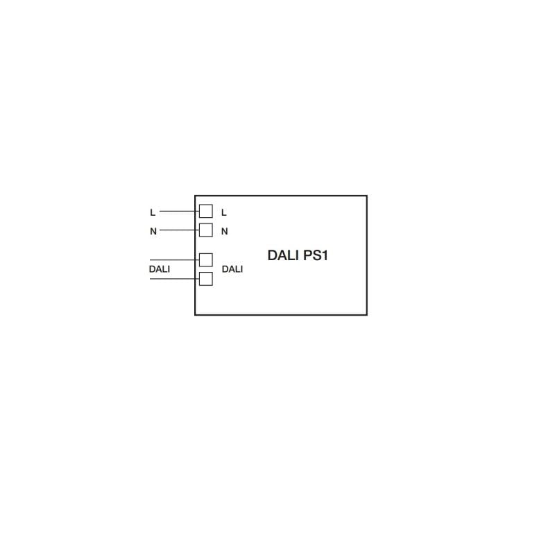 Fuente de Alimentación PS1 TRIDONIC para equipos y módulos de control DALI 4W