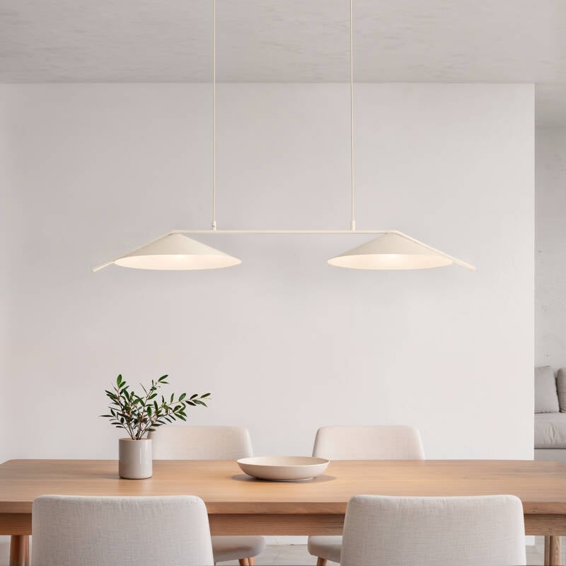 Lámpara Colgante LED 10W Regulable en Altura Metal Evian
