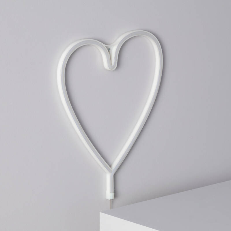 Neón LED Heart con Batería