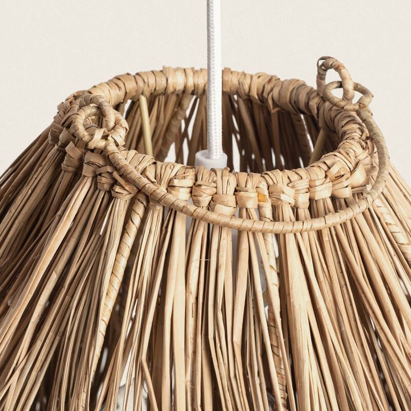Lámpara Colgante Fibras Naturales Ramé